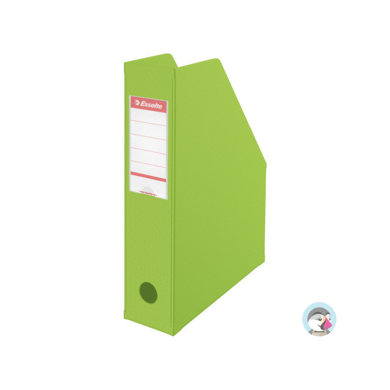 Pojemnik składany A4 70mm zielony ESSELTE PVC 56006