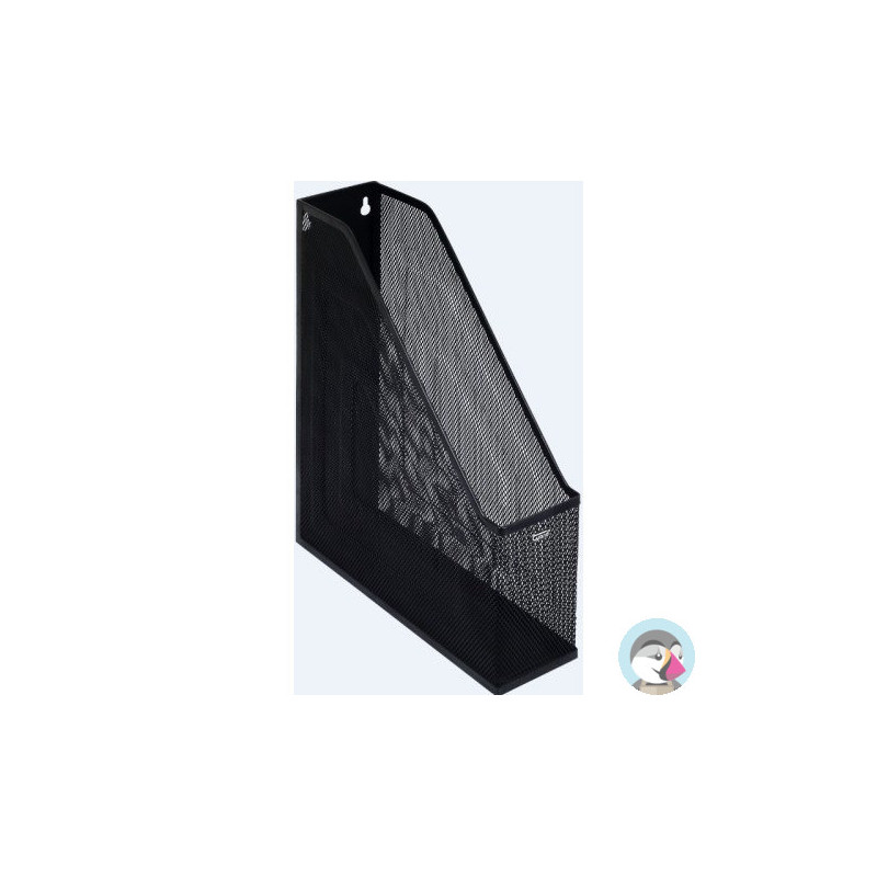 Pojemnik na czasopisma czarny metalowy GR-053 120-1123 GRAND