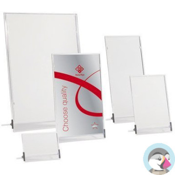 Tabliczka stojąca jednostronna 11x15cm 0403-0006-00 PANTA PLAST