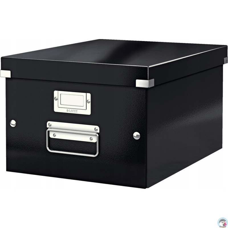 Pudełko do przechowywania Click&Store A4 WOW czarne 200x281x370mm 60440095 LEITZ