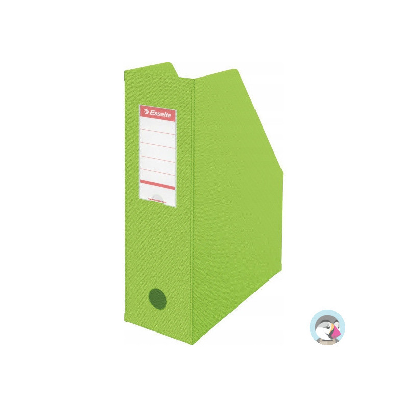 Pojemnik składany A4 100mm zielony ESSELTE PVC 56076