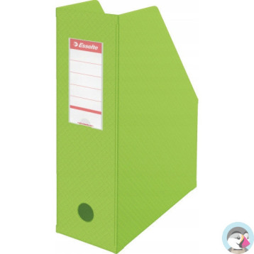 Pojemnik składany A4 100mm zielony ESSELTE PVC 56076