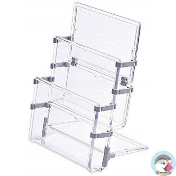 Stojak na ulotki A4 dwie kieszenie 0403-0019-00 PANTA PLAST