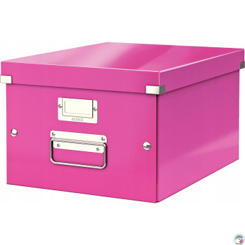 Pudełko do przechowywania Click&Store A4 WOW różowe 200x281x370mm 60440023 LEITZ