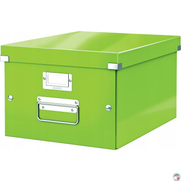 Pudełko do przechowywania Click&Store A4 WOW zielone 200x281x370mm 60440054 LEITZ