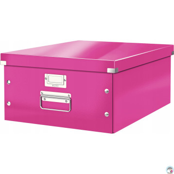 Pudełko LEITZ Click & Store A3 różowe 60450023