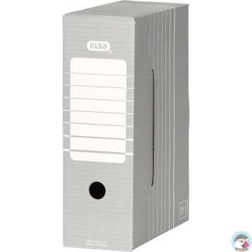 Pudło archiwizacyjne pudełko na dokumenty 10cm szare TRIC 100333274 ELBA