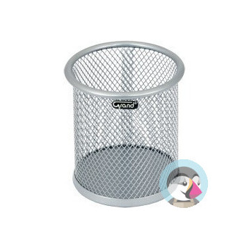 Pojemnik na długopisy srebrny metalowy GR-004S 120-1126 GRAND
