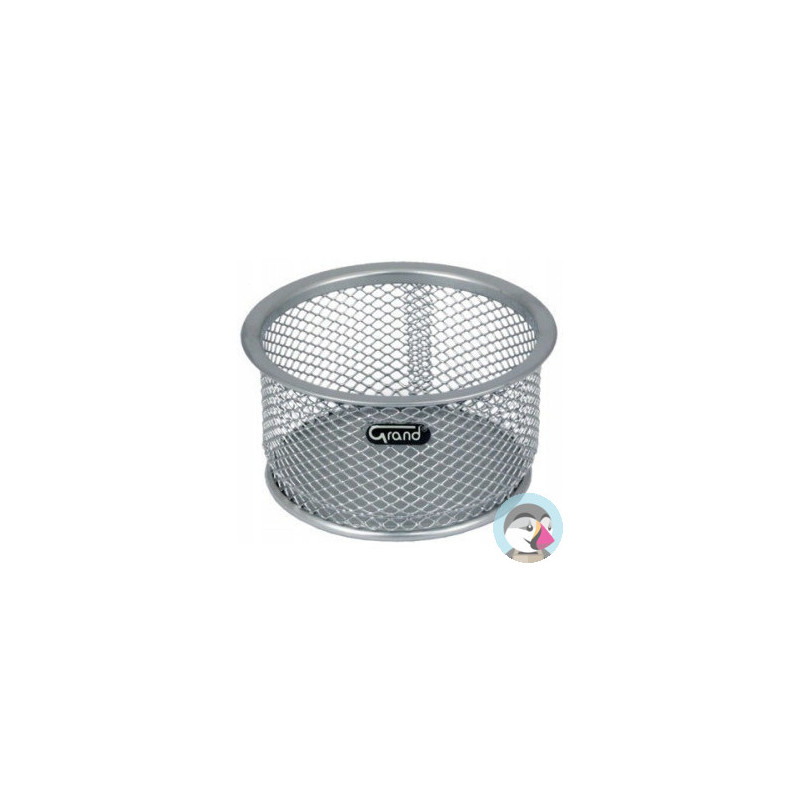 Pojemnik na spinacze srebrny metalowy GR-010S 120-1120 GRAND