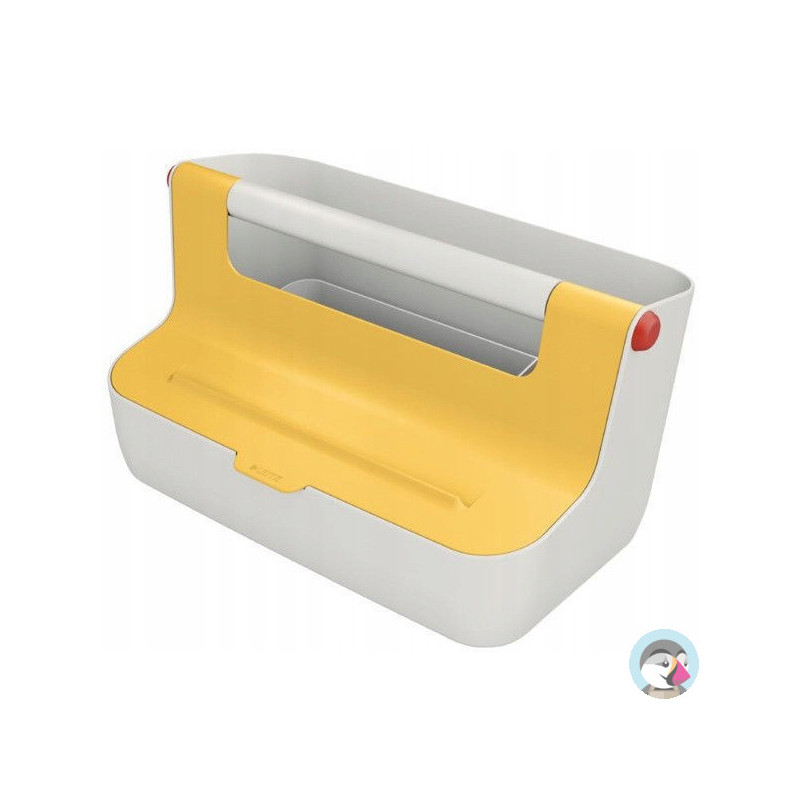 Pojemnik z uchwytem Leitz Cosy, żółty 61250019