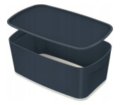 MyBox Cosy mały pojemnik z pokrywką szary 52630089 LEITZ