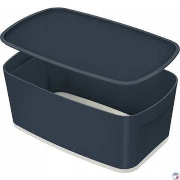 MyBox Cosy mały pojemnik z pokrywką szary 52630089 LEITZ