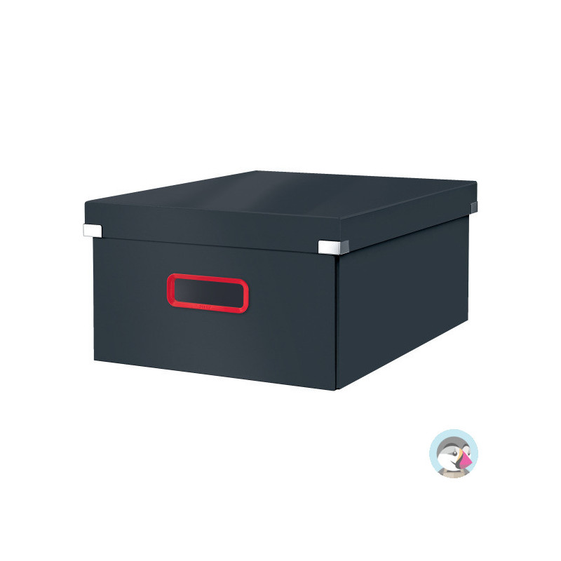 Pudełko do przechowywania Leitz Click&Store Cosy duże szare 53490089