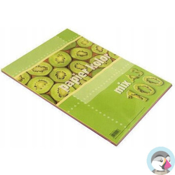 Papier ksero A3 80g KRESKA mix 100ark