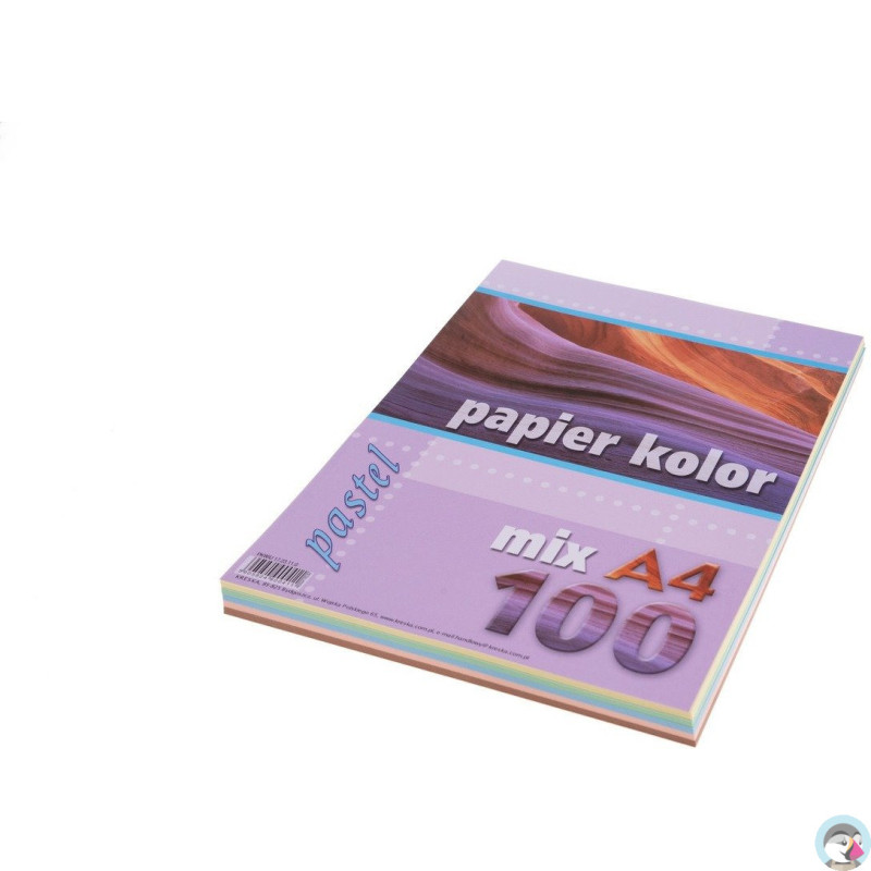 Papier ksero A4 KRESKA pastel mix 100ark