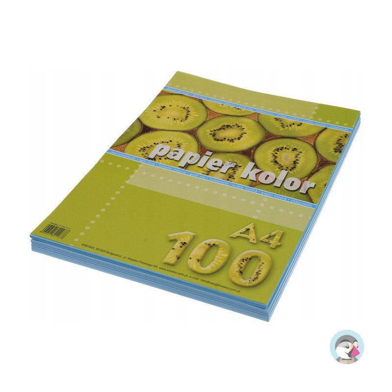 Papier ksero A4 KRESKA jasnoniebieski 100ark