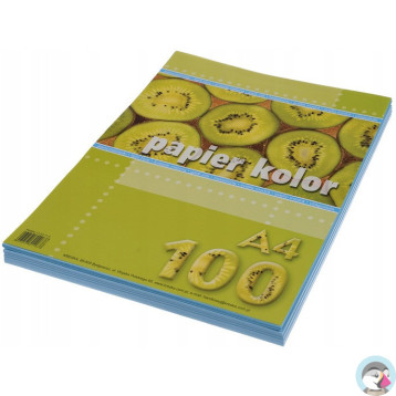 Papier ksero A4 KRESKA jasnoniebieski 100ark