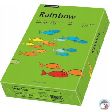 Papier ksero A4 160g RAINBOW R78 ciemny zielony 88042681