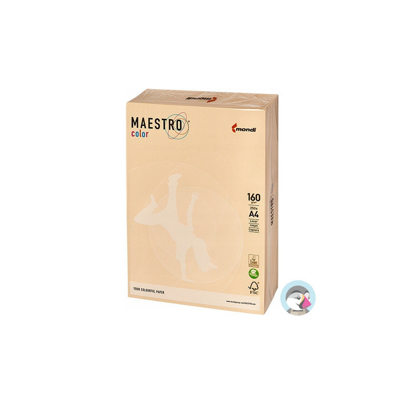 Papier ksero A4 160g MAESTRO COLOR CR20 pastel chamois (250arkuszy)