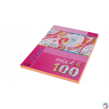 Papier ksero A4 KRESKA mix fluo 100ark