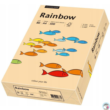 Papier ksero A4 80g RAINBOW R40 łosiosiowy 88042497