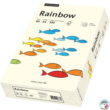 Papier ksero A4 80g RAINBOW R03 kremowy 88042249