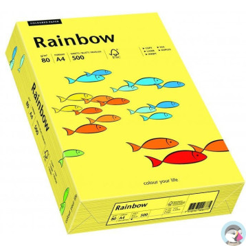 Papier ksero kolorowy A4 80g RAINBOW żółty R16 88042343