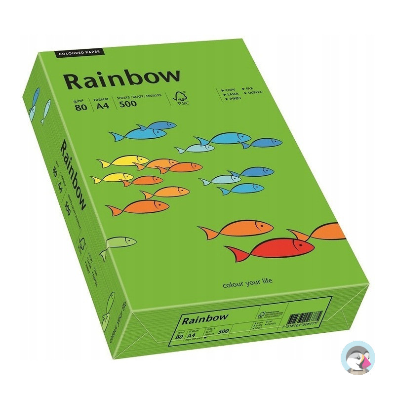 Papier ksero A4 80g RAINBOW R78 ciemnozielony 88042673