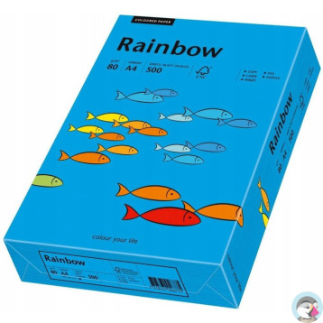 Papier ksero A4 80g RAINBOW R88 ciemnoniebieski 88042761
