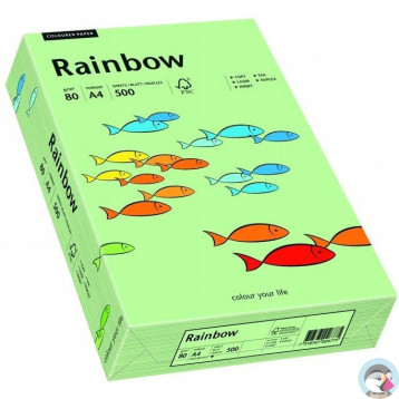 Papier ksero A4 80g RAINBOW R75 przygaszona zieleń 88042629