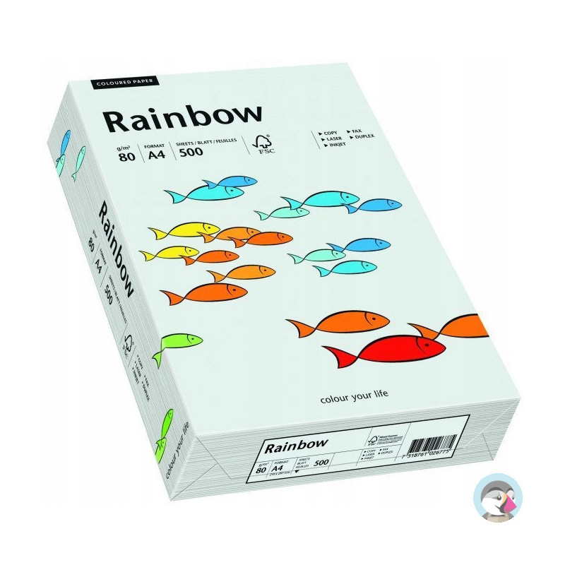 Papier ksero A4 80g RAINBOW R93 jasnoszary 88042783