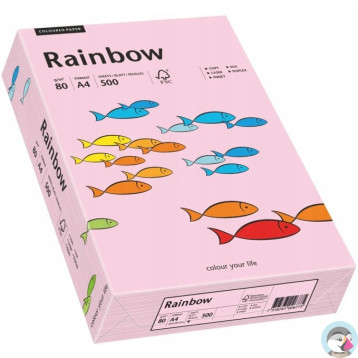 Papier ksero A4 80g RAINBOW R54 jasnoróżowy 88042519