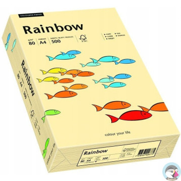 Papier ksero A4 80g RAINBOW R06 kość słoniowa 88042275