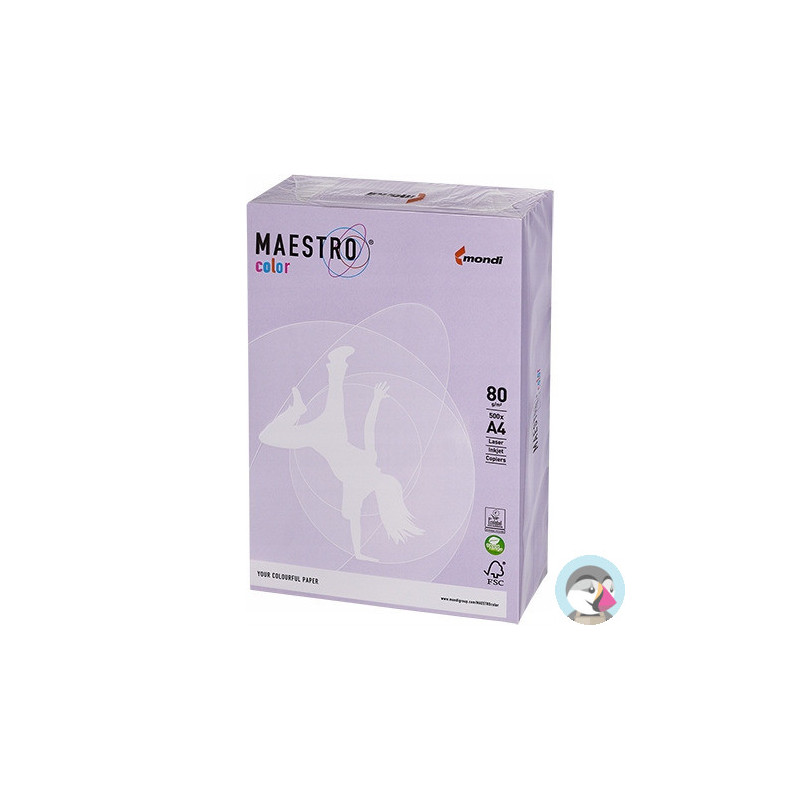 Papier ksero A4 80g MAESTRO COLOR LA12 Trendy lavenda/ametyst