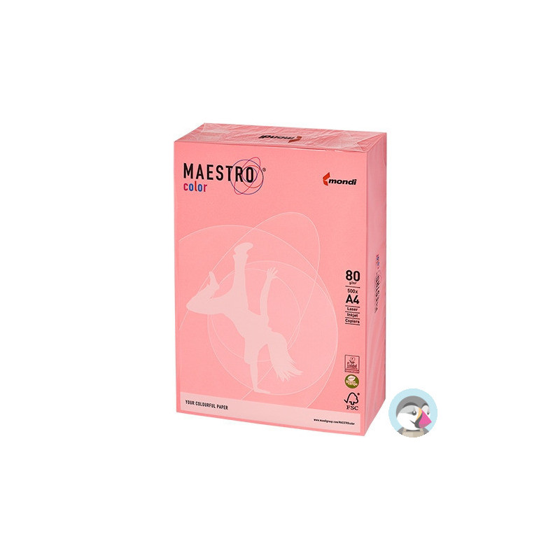 Papier ksero A4 80g MAESTRO COLOR NEOPI neonowy odcień różowy