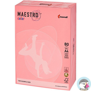 Papier ksero A4 80g MAESTRO COLOR NEOPI neonowy odcień różowy