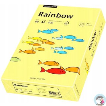 Papier ksero A4 80g RAINBOW R12 jasnożółty 88042297