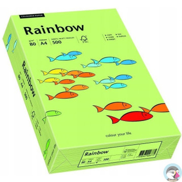 Papier ksero A4 80g RAINBOW R74 jasnozielony 88042607
