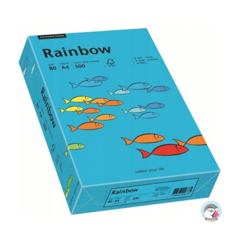 Papier ksero A4 80g RAINBOW R87 niebieski 88042739