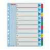 Przekładki kartonowe MYLAR A4 MAXI 1-10 ESSELTE 100208