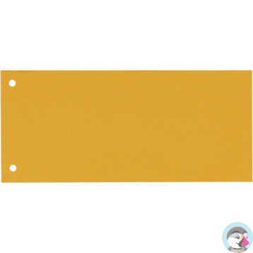 Przekładki kartonowe 1/3 A4 (100) żółte (separatory) 624448 ESSELTE
