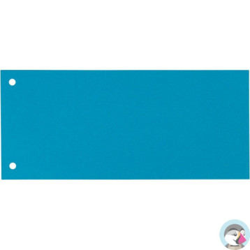 Przekładki kartonowe 1/3 A4 (100) niebieskie (separatory) 624445 ESSELTE