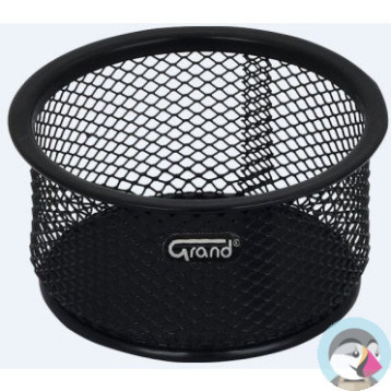 Pojemnik na spinacze GR-10 czarny metalowy GRAND 120-1119