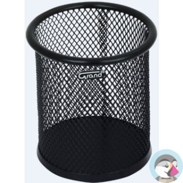Pojemnik na długopisy czarny metalowy GR-004 120-1125 GRAND