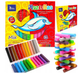 Plastelina 24 kolory 15g KP004-G TETIS