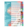 Przekładki Colour`Breeze PP A4 12 przekładek 628501 ESSELTE