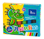 Plastelina 6kol.15g KP001-A TETIS