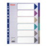 Przekładka PP A4 MULTICOLOR 6 kart 20647 MAXI ESSELTE