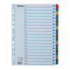 Przekładki kartonowe MYLAR A4 1-20 białe 100163 ESSELTE
