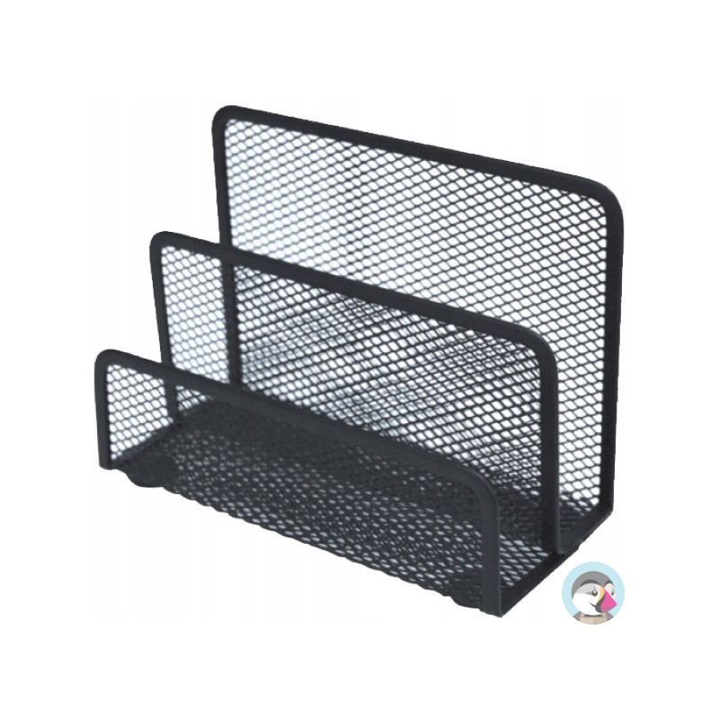 Stojak na koperty NATUNA siatka czarny 175x135x75mm (Z901)